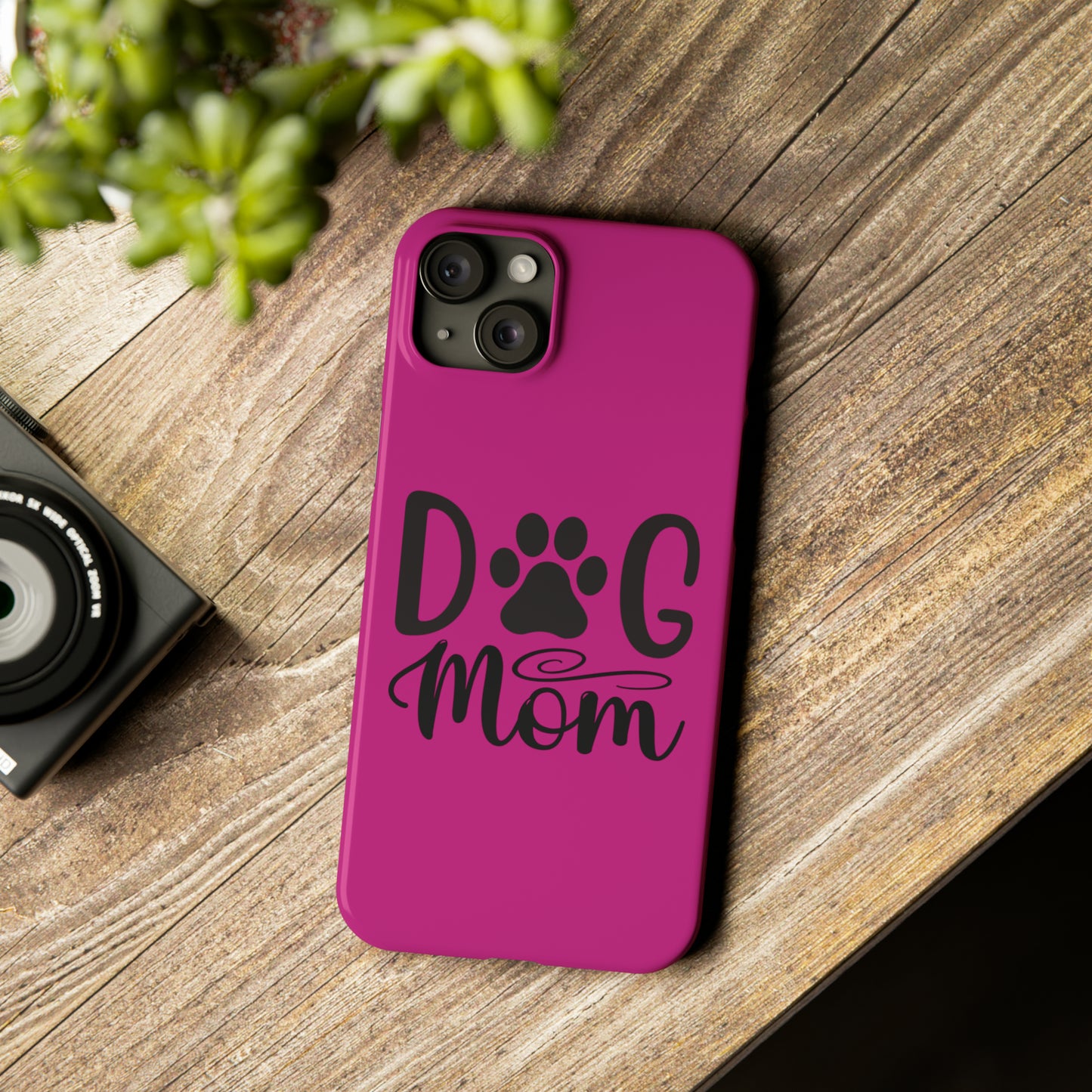 Slim Phone Cases- Dog Mom