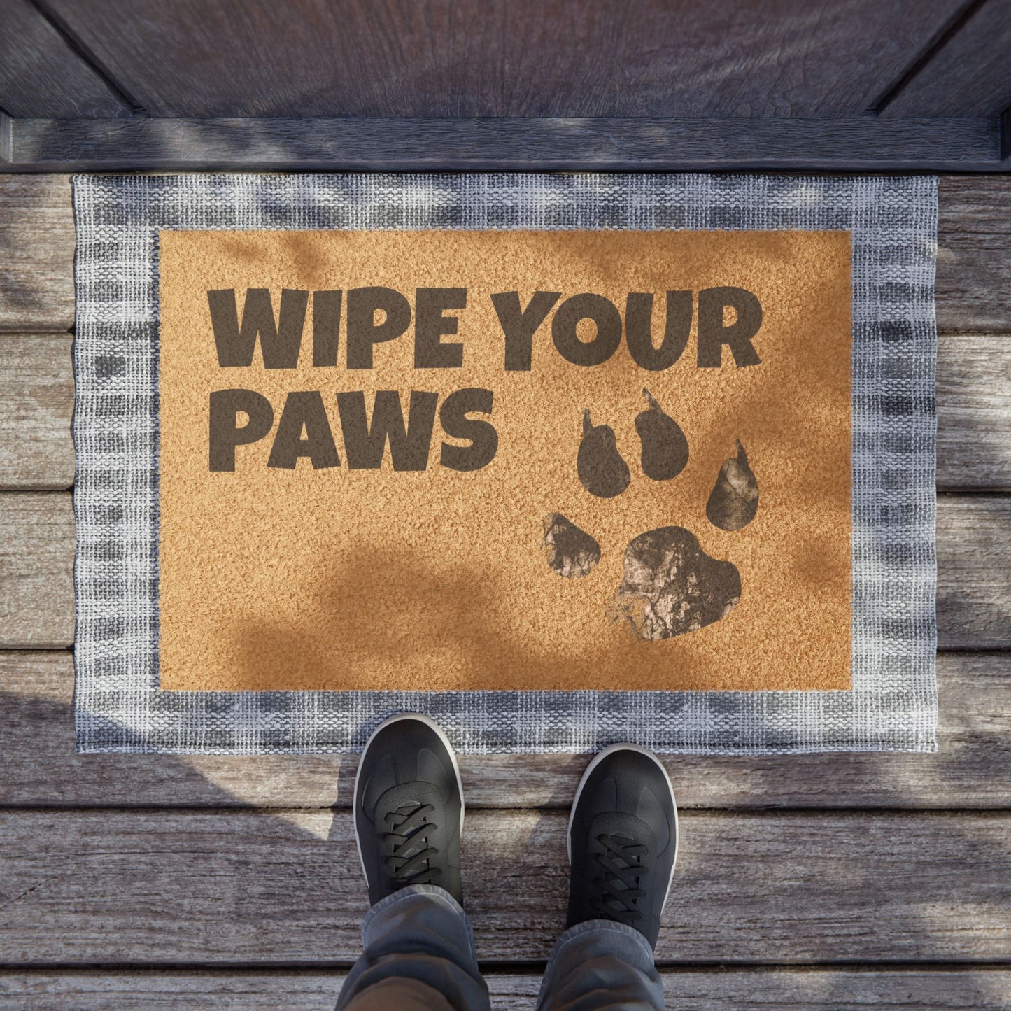 Wipe Your Paws Welcome Mat