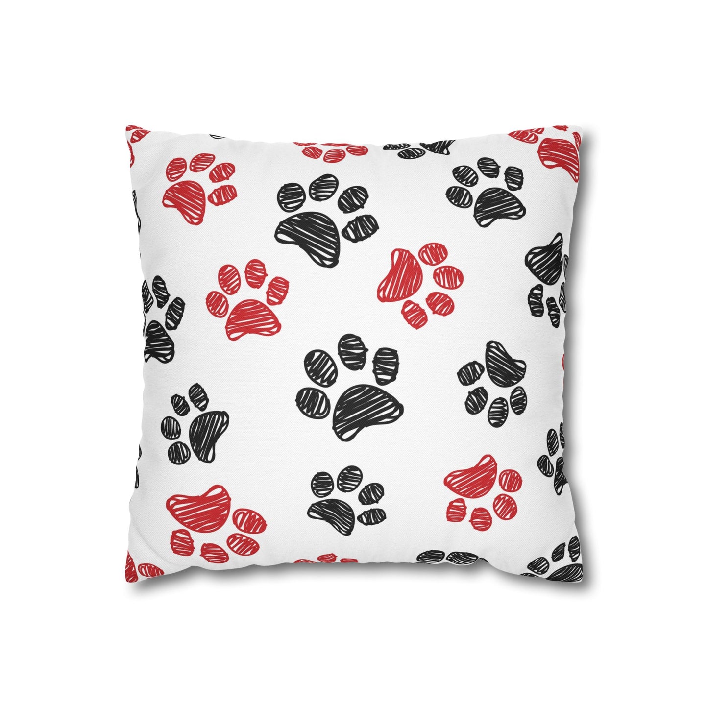 Pet Lover's Paw Print Pillowcase - Cozy Decor, Great Gift, Home Accents, Animal Lover, Cute Design