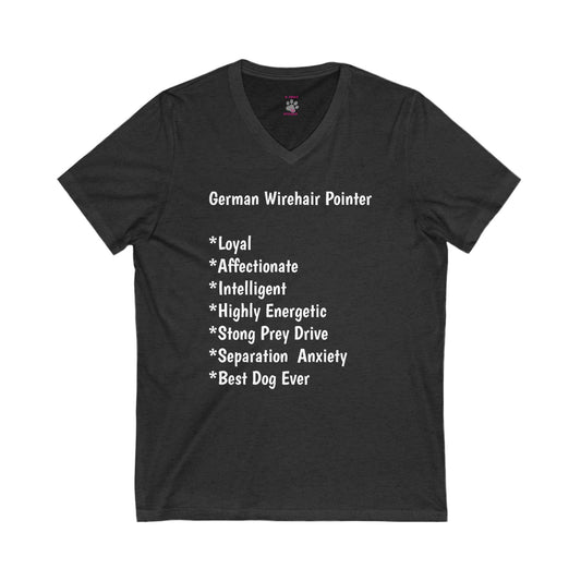 Casual Unisex V-Neck Tee, Comfortable Everyday Shirt for All Occasions, Gift for Friends, Summer Wardrobe Essential, Trendy Graphic Tee