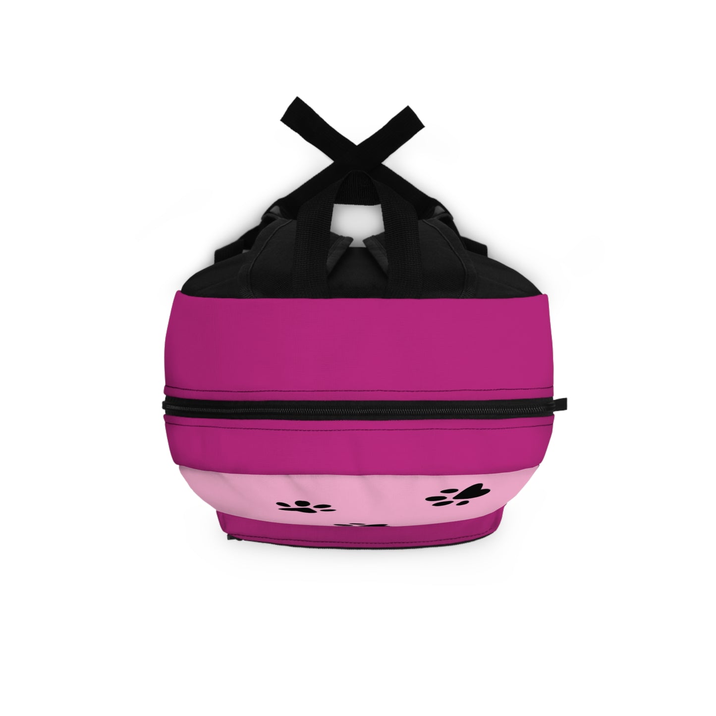 Pink Paw Print Backpack