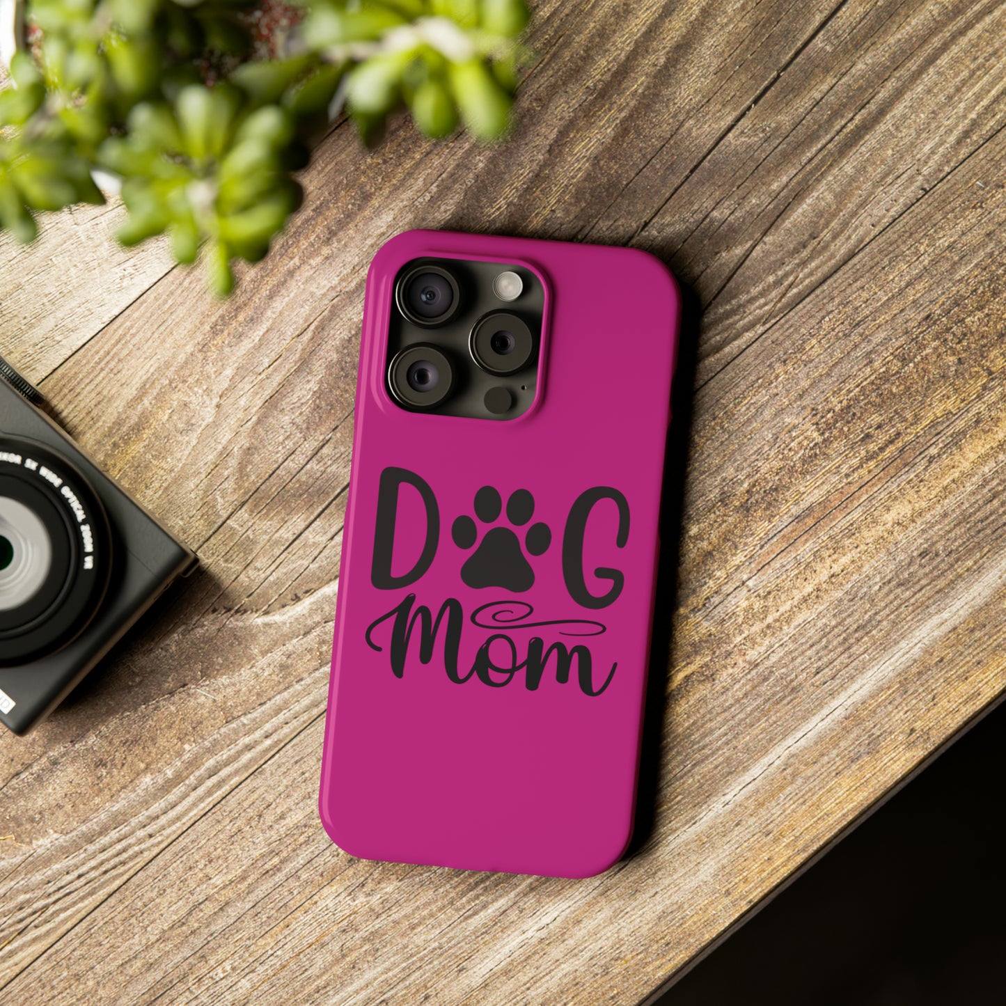 Slim Phone Cases- Dog Mom