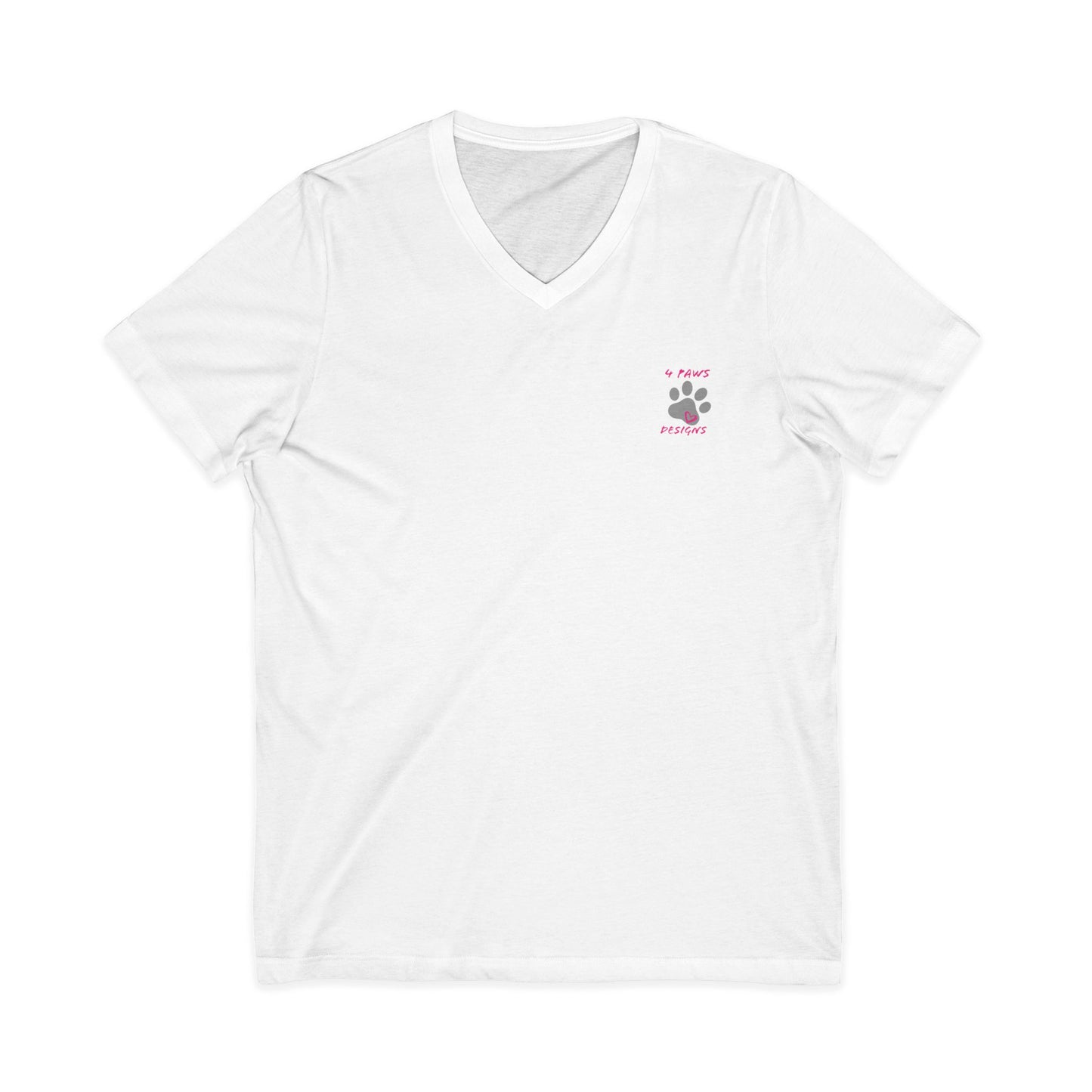 Unisex Jersey Short Sleeve V-Neck Tee