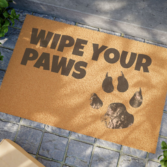 Wipe Your Paws Welcome Mat